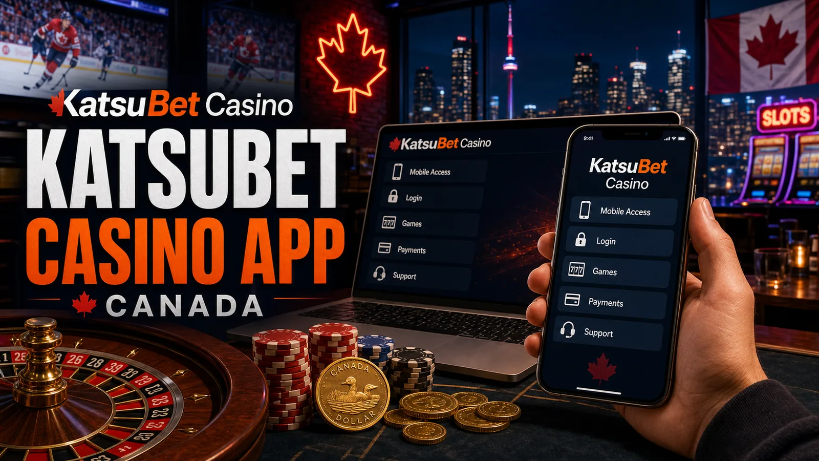 KatsuBet Casino App content banner for Canadian players