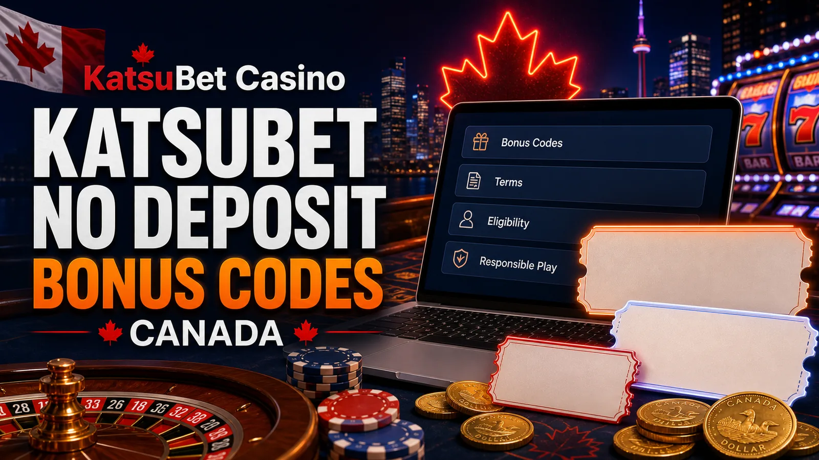 KatsuBet No Deposit Bonus Codes content banner for Canadian players